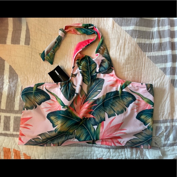 FASHIONNOVA High Neck Bikini Top - Picture 1 of 2